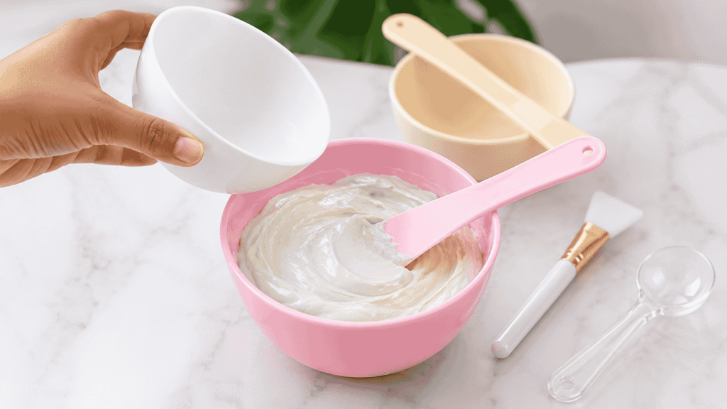 face mask mixing bowl set