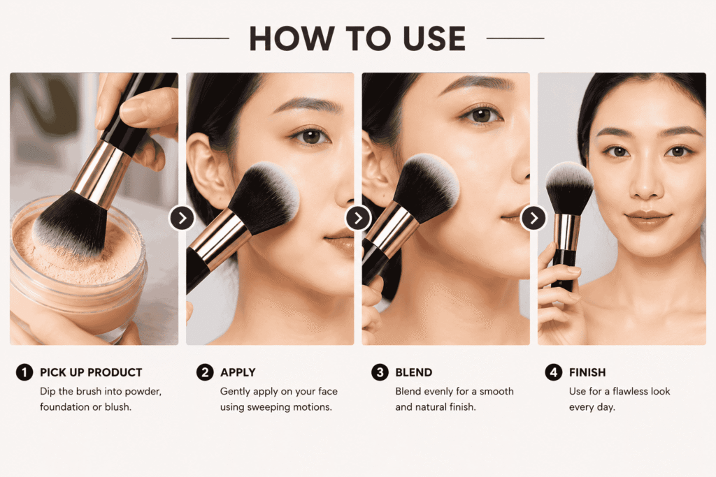 brush setup